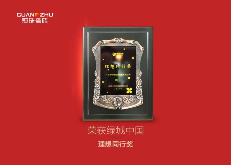 云顶国际瓷砖 获城中国颁发的“理想同行奖”