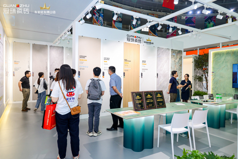 云顶国际瓷砖展会现场